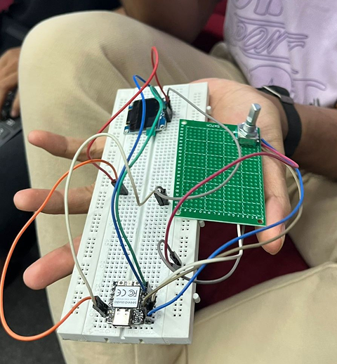Abhiram DIY MacroPad progress